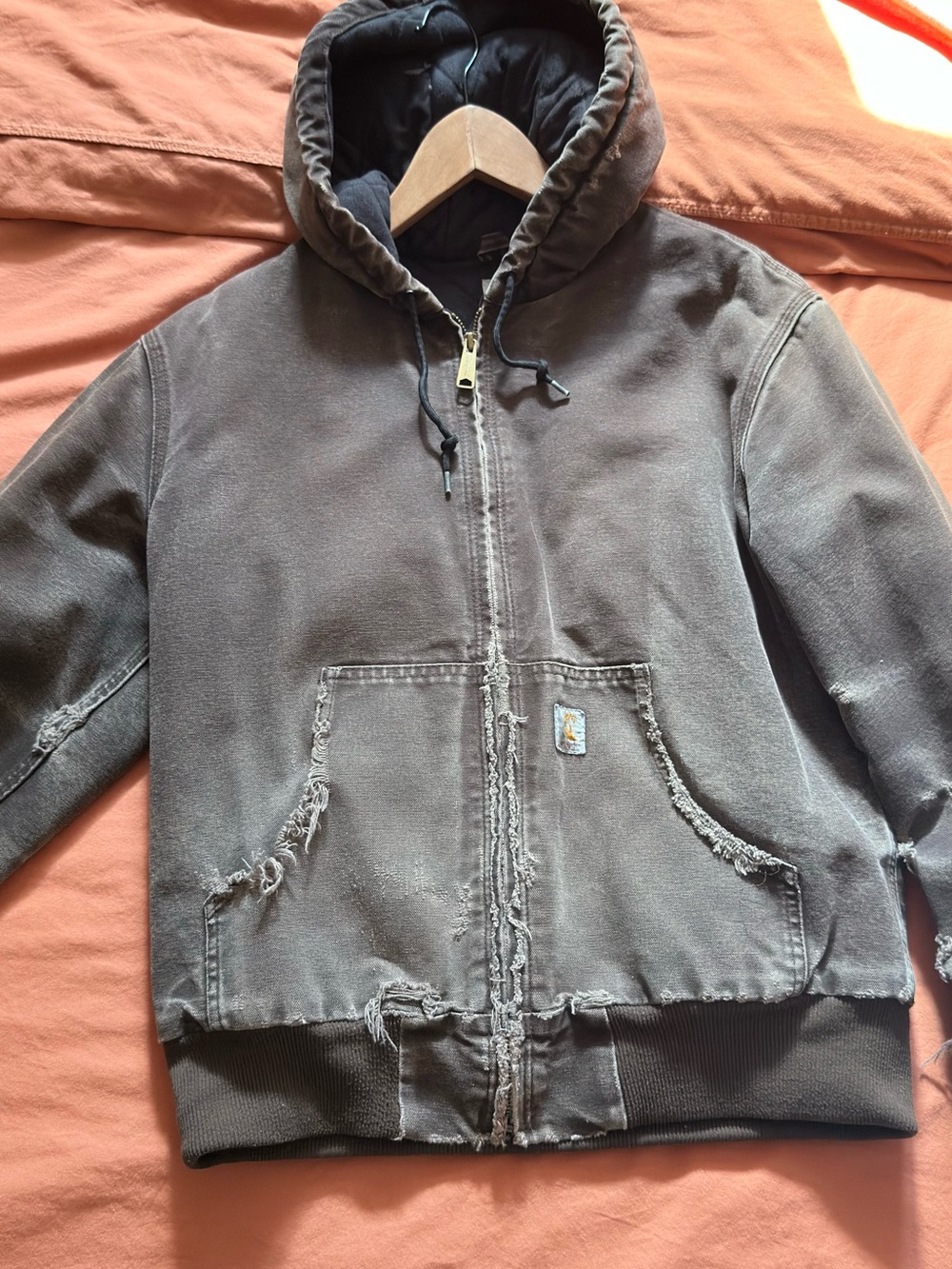 Carhartt Brown  OG ACTIVE Hooded Canvas